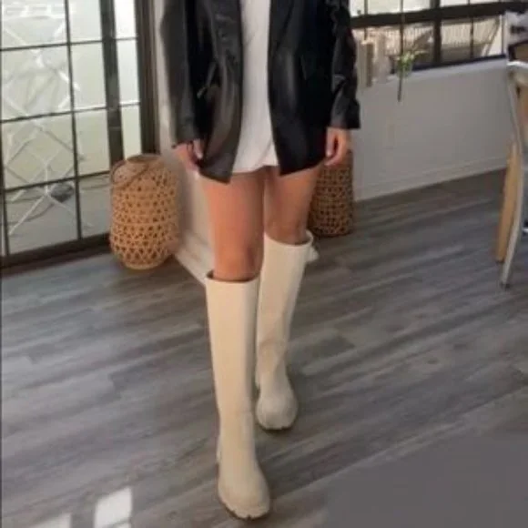 SAM EDELMAN LARINA BOOT IVORY NIB - Picture 3 of 3